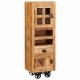 Sonata H Висок шкаф Кафяво 40 x 30 x 120.5 см мангово дърво масив