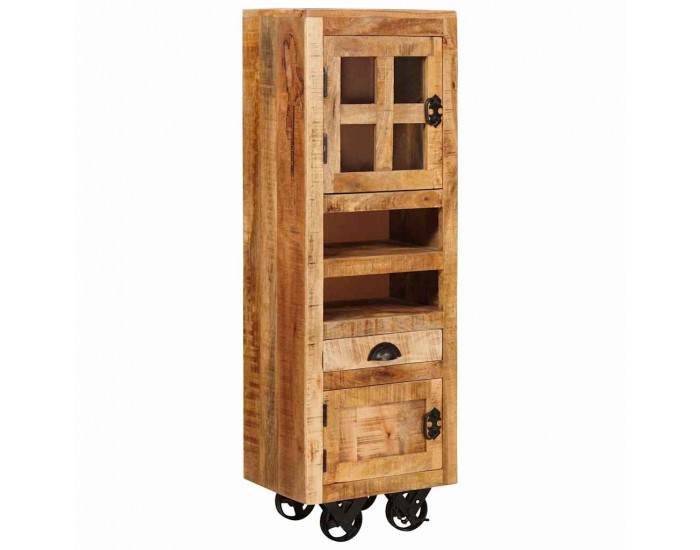 Sonata H Висок шкаф Кафяво 40 x 30 x 120.5 см мангово дърво масив