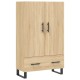 Sonata Dulap înalt, stejar Sonoma, 69,5x31x115 cm, lemn prelucrat