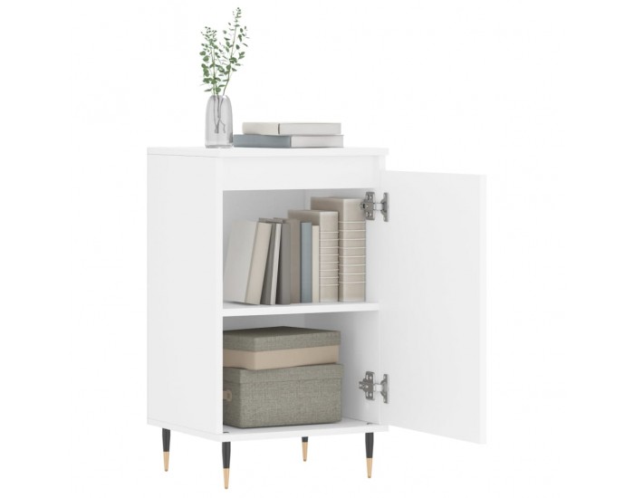 Sonata H Бюфет бял 40x35x70 см инженерно дърво