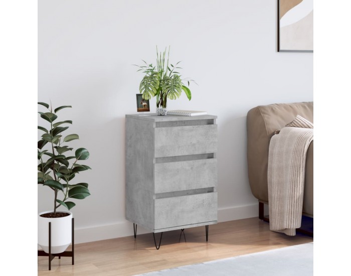 Sonata H Бюфет бетонно сив 40x35x70 см инженерно дърво