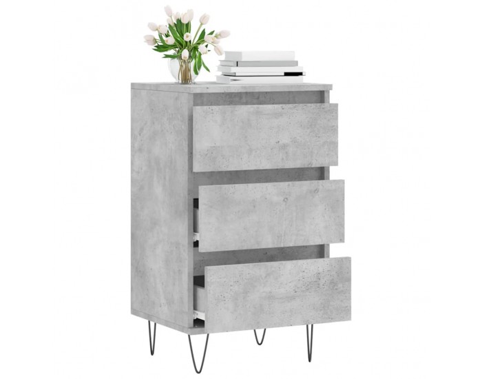Sonata H Бюфет бетонно сив 40x35x70 см инженерно дърво