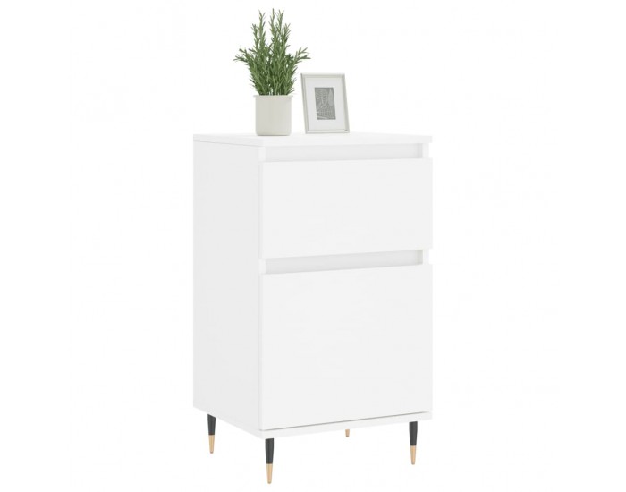 Sonata H Бюфет бял 40x35x70 см инженерно дърво