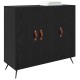 Sonata Bufet Stejar Negru 89,5 x 34 x 80 cm Lemn prelucrat