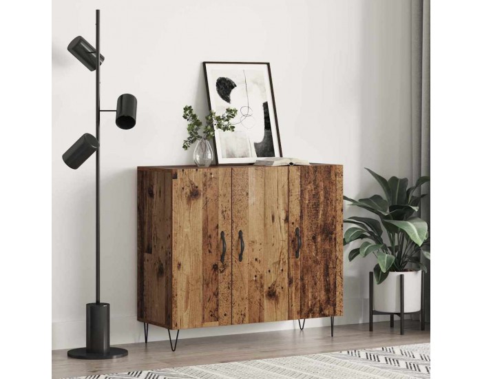 Sonata H Служебен шкаф Старо дърво 90 x 34 x 80 см Инженерно дърво