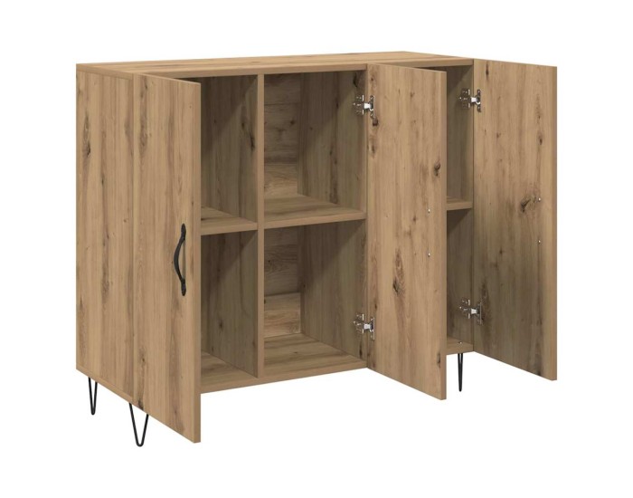 Sonata Bufet Stejar Artizanal 90 x 32,5 x 80 cm Lemn prelucrat