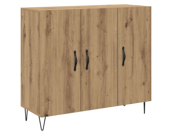 Sonata Bufet Stejar Artizanal 90 x 32,5 x 80 cm Lemn prelucrat