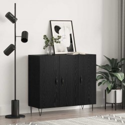 Sonata H Служебен шкаф Черен дъб 90 x 34 x 80 см Инженерно дърво - Corpuri, vitrine, biblioteci modulare