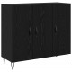 Sonata H Служебен шкаф Черен дъб 90 x 34 x 80 см Инженерно дърво