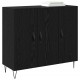 Sonata H Служебен шкаф Черен дъб 90 x 34 x 80 см Инженерно дърво