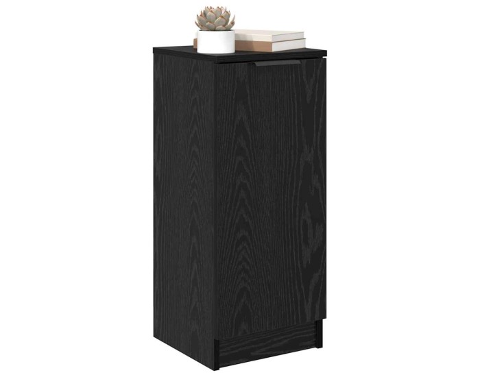 Sonata Bufet Stejar Negru 30 x 30 x 70 cm Lemn prelucrat