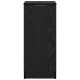 Sonata Bufet Stejar Negru 30 x 30 x 70 cm Lemn prelucrat