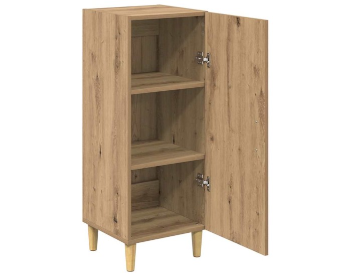 Sonata Bufet Stejar Artizanal 34,5 x 34 x 90 cm Lemn prelucrat
