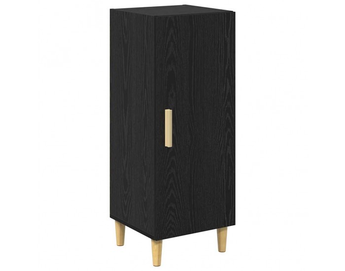 Sonata H Служебен шкаф Черен дъб 34.5 x 34 x 90 см Инженерно дърво