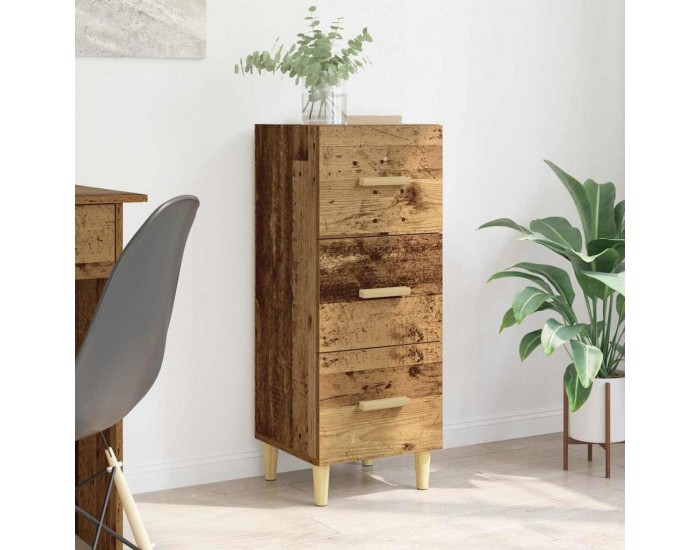 Sonata H Служебен шкаф Старо дърво 34.5 x 34 x 90 см Инженерно дърво