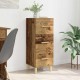 Sonata H Служебен шкаф Старо дърво 34.5 x 34 x 90 см Инженерно дърво