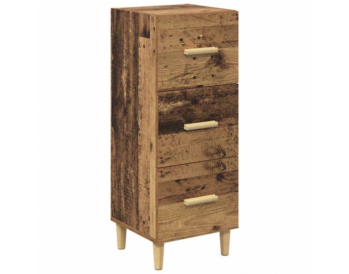Sonata H Служебен шкаф Старо дърво 34.5 x 34 x 90 см Инженерно дърво