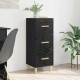 Sonata H Служебен шкаф Черен дъб 34.5 x 34 x 90 см Инженерно дърво