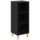 Sonata Bufet Stejar Negru 34,5 x 32,5 x 90 cm Lemn prelucrat