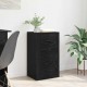 Sonata H Служебен шкаф Черен дъб 40 x 33 x 70 см Инженерно дърво