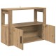 Sonata Bufet stejar artizanal 80 x 30 x 60 cm Lemn prelucrat