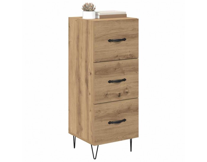 Sonata H Служебен шкаф дъб артизан 34 x 34.5 x 90 см Инженерно дърво