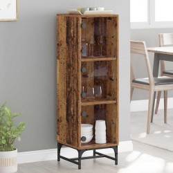 Sonata H Висок шкаф Старо дърво 35 x 37 x 117 см Инженерно дърво - Corpuri, vitrine, biblioteci modulare