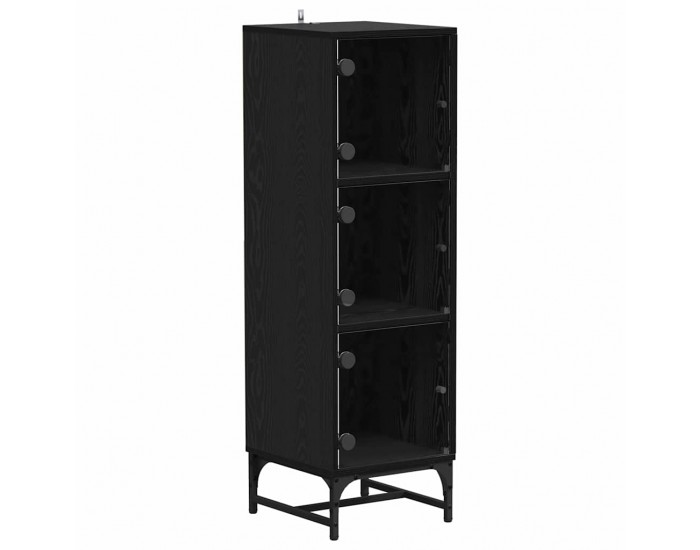Sonata H Висок шкаф Черен дъб 35 x 37 x 117 см Инженерно дърво