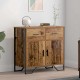 Sonata H Служебен шкаф Старо дърво 79.5 x 35.5 x 74.5 см Инженерно дърво