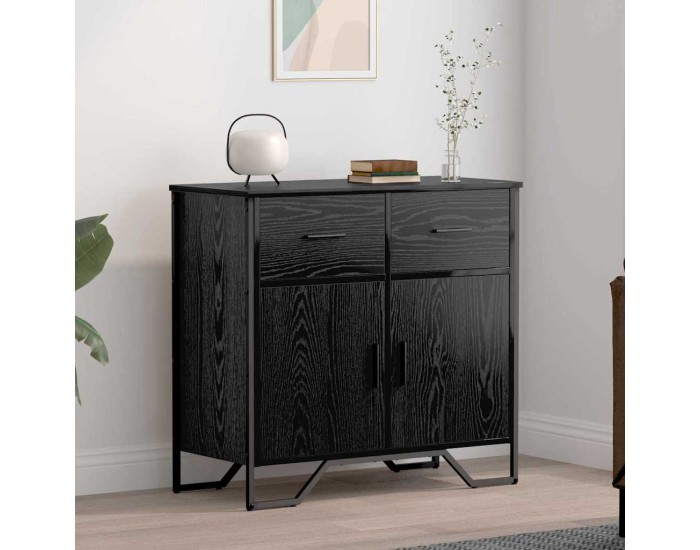 Sonata Bufet Stejar Negru 79,5 x 35,5 x 74,5 cm