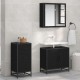 Sonata H Служебен шкаф Черен дъб 35.5 x 35 x 76 см Инженерно дърво