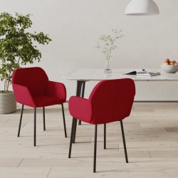 Sonata H Трапезни столове, 2 бр, виненочервени, кадифе - Scaune de dining