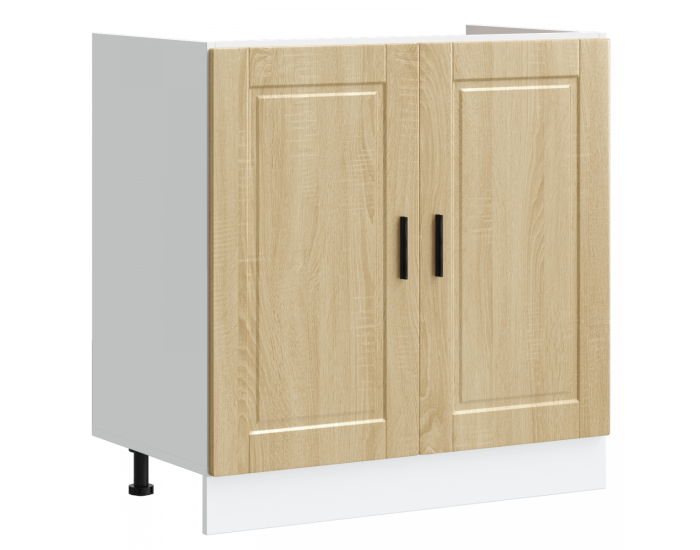 Sonata Dulap baza chiuvetă Porto 2 buc. Maro 80 x 46 x 81,5 cm