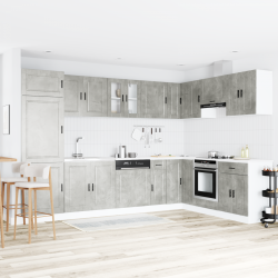 Sonata H Мивка с шкаф Porto 2 pcs Сив 80 x 46 x 84.5 см Инженерно дърво - Dulapuri de baie
