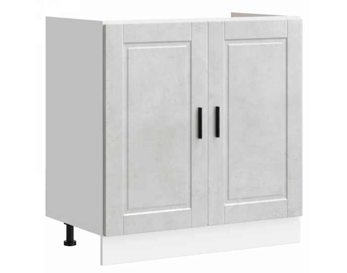 Sonata H Мивка с шкаф Porto 2 pcs Сив 80 x 46 x 84.5 см Инженерно дърво
