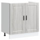Sonata H Мивка с шкаф Porto 2 pcs Сив 80 x 46 x 84.5 см Инженерно дърво