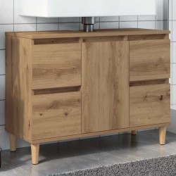 Sonata H Шкаф за мивка Artisan Oak 80x33x60 cm Инженерна дървесина - Dulapuri de baie