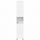 Sonata H Шкаф за баня TULUM Бяло 37 x 31.5 x 203 см Инженерно дърво