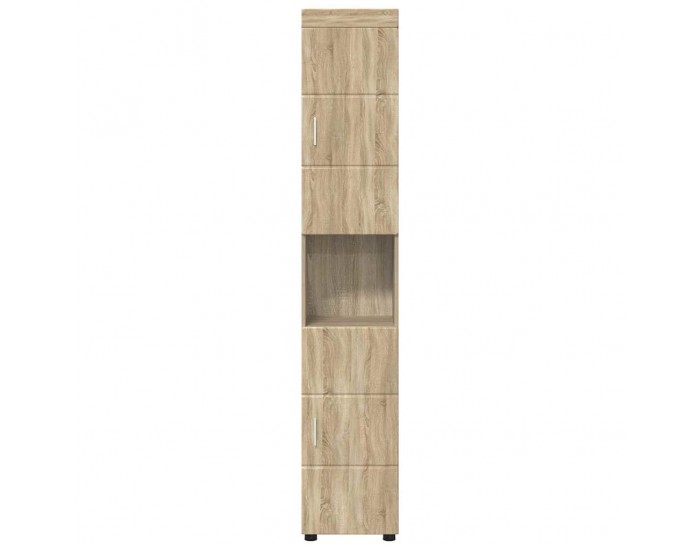 Sonata H Шкаф за баня със съхранение TULUM дъб сонома 37 x 31.5 x 203 см