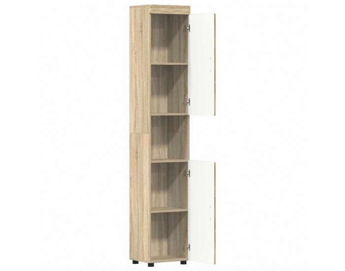 Sonata H Шкаф за баня със съхранение TULUM дъб сонома 37 x 31.5 x 203 см