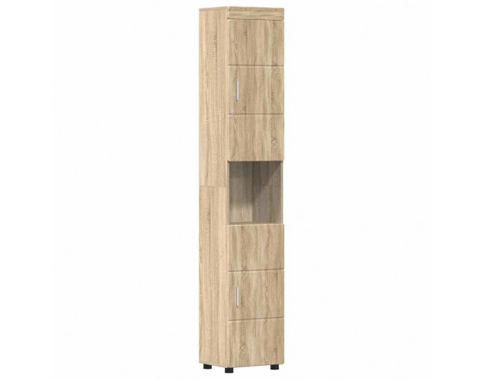 Sonata H Шкаф за баня със съхранение TULUM дъб сонома 37 x 31.5 x 203 см