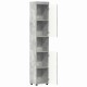 Sonata Set dulap baie TULUM Gri din beton 37 x 31,5 x 203 cm