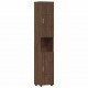 Sonata H Шкаф за баня TULUM Кафяв дъб 37 x 31.5 x 203 см Инженерно дърво