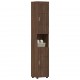 Sonata H Шкаф за баня TULUM Кафяв дъб 37 x 31.5 x 203 см Инженерно дърво