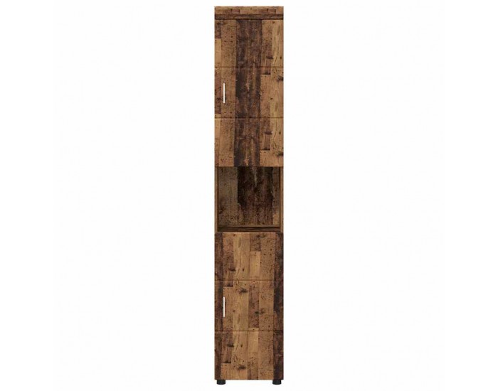 Sonata H Шкаф за баня с врата TULUM Старо дърво 37 x 31.5 x 203 см