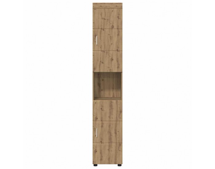 Sonata H Шкаф за баня с врата TULUM дъб артизан 37 x 31.5 x 203 см