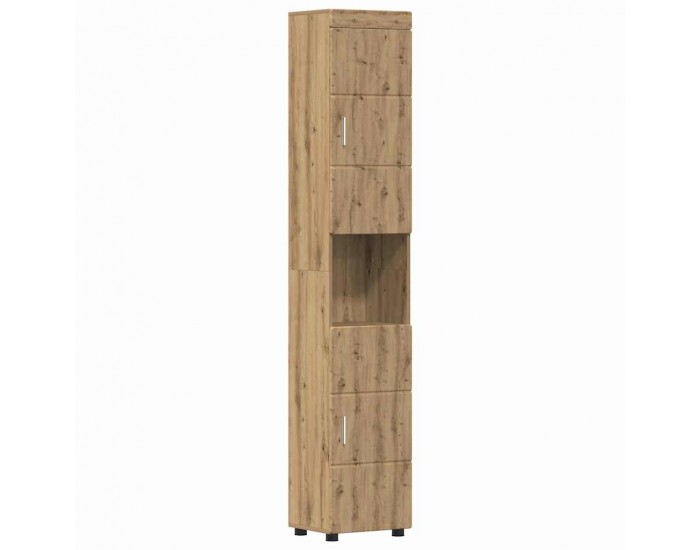 Sonata H Шкаф за баня с врата TULUM дъб артизан 37 x 31.5 x 203 см