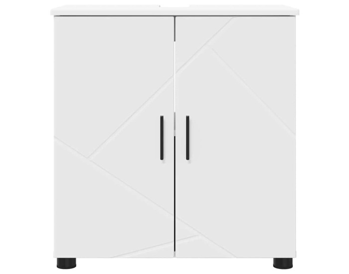 Sonata Dulap de Baie Alb 61 x 35 x 64 cm Lemn prelucrat, Metal