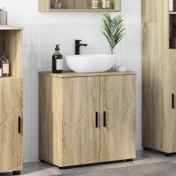 Sonata H Шкаф за баня с рафт дъб сонома 61 x 35 x 64 см Инженерно дърво - Dulapuri de baie
