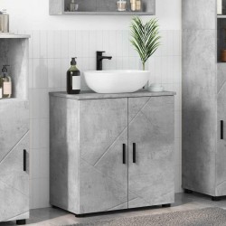 Sonata H Шкаф за баня Бетонно сиво 61 x 35 x 64 см Инженерно дърво - Dulapuri de baie
